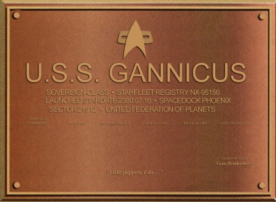 The USS Gannicus NCC–