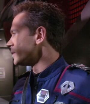 Tucker wearing a radiation meter.jpg