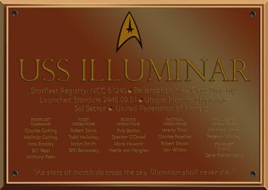 USS Illuminar Plaque