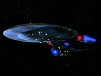 An Ambassador class starship